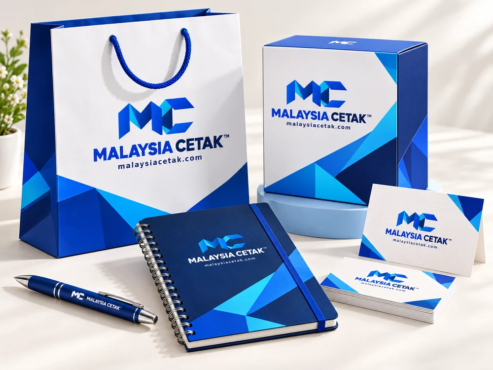 Visual contoh Pelbagai produk cetakan Malaysia Cetak